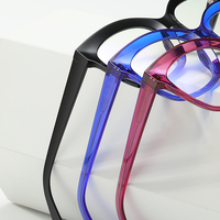 Monture optique couleur bonbon, bloquant la lumière bleue, grosse monture de lunettes pour femmes, lunettes de Prescription personnalisées