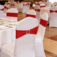Décorations de chaises de mariage, nœuds de chaise extensibles pas chers pour les fêtes