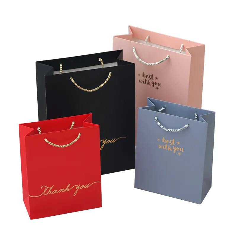 SUNDO — sac en papier avec logo personnalisé, sacs pour cadeaux de noël, vente en gros, 50 pièces