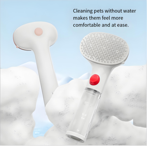 Nouvelle <span class=keywords><strong>brosse</strong></span> de toilettage de luxe pour animaux de compagnie avec distributeur de savon à <span class=keywords><strong>long</strong></span> manche, en silicone souple, pour le bain et le massage des chats - Product Image 5