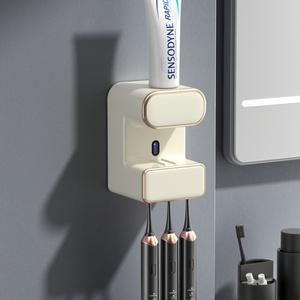 New Wall-Mounted Smart Automatic Sensor <b>Toothpaste</b> <b>Dispenser</b> Holders with Bathroom Accessories - Product Image 1