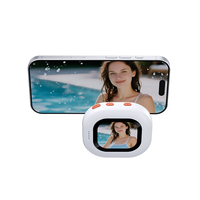 Moniteur de projection d'écran T40, caméra arrière magnétique pour téléphone, pour vidéos auto-prises, mini caméra magnétique sans fil pour vlog