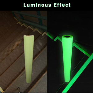 LU Vert Imperméable Nuit Auto-Adhésif en Forme de Flèche Ruban Lumineux Brillant dans le Noir pour Lieu d'Urgence avec Attention de Sécurité - Product Image 3