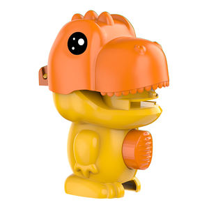 Nuevo diseño niños dibujos animados Animal juego de disparos de largo alcance plástico 2 colores mezcla dinosaurio pistola conjunto juguetes educativos - Product Image 1