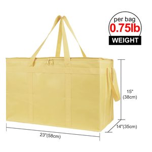 Free sample Custom Logo Insulated Picnic <b>Thermal</b> Cooler <b>Bag</b> Foldable Waterproof Commercial Food <b>Delivery</b> <b>Bag</b> - Product Image 2