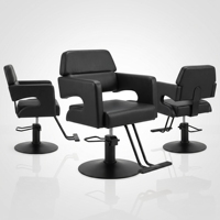 Vente en gros, approvisionnement stable, chaise de salon pivotante à 360° en cuir, design carré élégant, haute performance, durable, avec repose-pieds