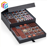 Boîte-cadeau de luxe personnalisée Baklava du Moyen-Orient avec dattes, chocolat, emballage, dattes confites, noix, fruits secs, boîte en papier