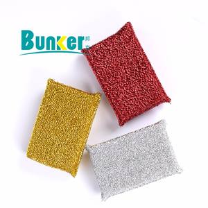 Éponge <span class=keywords><strong>métallique</strong></span> en fil doré ou argenté pour la cuisine, éponge à vaisselle en fil <span class=keywords><strong>métallique</strong></span> pour le nettoyage - Product Image 3