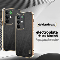 Coques de téléphone Lichicase, style tendance, dos uni, boutons électro-plaqués, pour Realme 15X C85 Narzo 90X, coque rigide