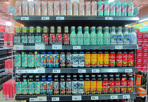 Support de supermarché à rouleaux d'étagère métallique flexible FMoothie robuste pour une utilisation en magasin de commodité affiche facilement les petits articles - Product Image 5