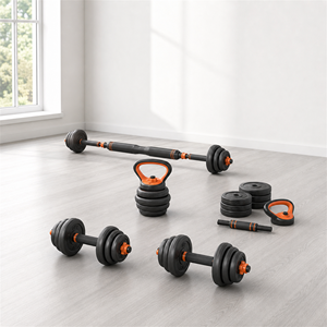 Équipement de fitness pour la maison, haltères ajustables, ensemble d'haltères réglables avec connecteur de barre, logo personnalisé - Product Image 6