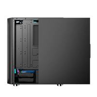 ZeroMaster noir armoire d'ordinateur de bureau ATX Micro ATX carte mère pris en charge boîtier d'ordinateur de jeu de haute qualité tour de Port USB