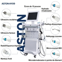 Appareil professionnel de peeling aquatique 18-en-1 avec système H2O2 pour le nettoyage de la peau