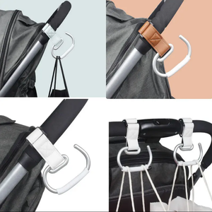 Xe đẩy em bé móc cắm trại Clip treo tã Túi phổ móc phụ kiện cho xe đẩy - Product Image 4