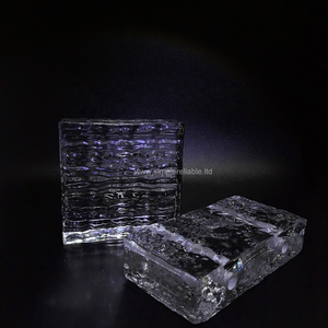 Nuevo diseño Ultra-Clear Ultra-White Crystal Solid Glass Bricks Multi-Color disponible para cocina Sala <span class=keywords><strong>de</strong></span> estar Hotel - Product Image 4