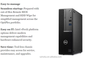 Bel OptiPlex 7010 asli baru, komputer mikro Desktop SFF ke-13 I3-13400 I5/ 16GB /512GB bentuk mikro Pc Desktop Fac