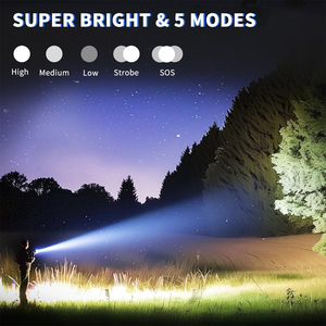 Siêu dài khoảng cách USB có thể sạc lại chiến thuật zoom đèn pin mạnh mẽ <span class=keywords><strong>LED</strong></span> Đèn lồng đèn không thấm nước ngoài trời <span class=keywords><strong>Torch</strong></span> <span class=keywords><strong>600</strong></span> <span class=keywords><strong>lumens</strong></span> - Product Image 6