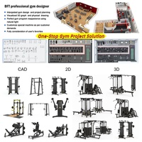 Máquina Smith Profesional y Combo de Poleas Cruzadas BFT-3081, Equipo de Entrenamiento Funcional Comercial para Gimnasio y Entrenamiento de Fuerza