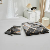 Literie coréenne personnalisée, unique, livraison gratuite, ensemble de courtepointe 3 pièces Queen Size