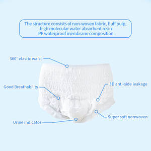 Pannolini per Adulti e Anziani, Mutande Usa e Getta per Incontinenza Maschile e Femminile, Vendita all'Ingrosso - Product Image 3