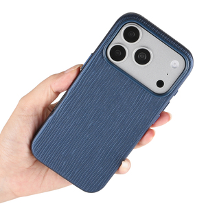 Funda de teléfono personalizable de cuero PU con relieve 3D efecto madera, antideslizante, a prueba de golpes, compatible con iPhone 15 a 18 - Product Image 2