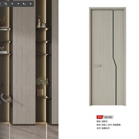 Porte intérieure en nid d'abeille tout aluminium sans formaldéhyde, étanche, anti-moisissure, résistante aux rayures, porte de remplacement pour salle de bain