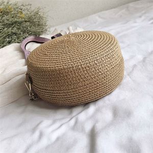 Bolso de Playa de Ganchillo para Dama, Estilo Hobo, Coco Gigante, Tejido a Mano, Anudado, con Borla, Blanco, Seguro y Holgado - Product Image 3