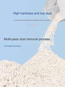 Kedi kumu BSCI fabrika OEM <span class=keywords><strong>Kitty</strong></span> YEŞİL ÇAY lezzet koku kontrolü tozsuz Tofu kedi kumu - Product Image 5