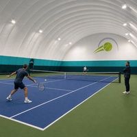 Couverture de court de tennis gonflable sur mesure, hermétique, installation rapide, dôme sportif gonflable