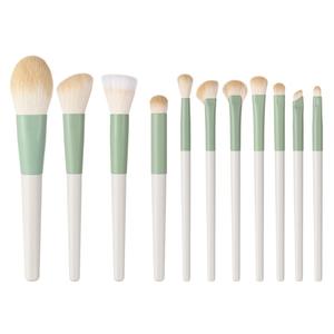 Morandi ชุดแปรงแต่งหน้าขนาดเล็กแบบพกพา11ชิ้นพร้อมขนไนล่อนและที่จับพลาสติกชุดเต็มชุดสำหรับผู้เริ่มต้นเป็นมิตรต่อการเดินทาง - Product Image 1