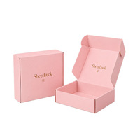 Boîtes d'emballage en carton recyclable imprimées en couleur personnalisées, fermeture pliable, design de logo personnalisé, boîtes avec finition dorée/laminage mat