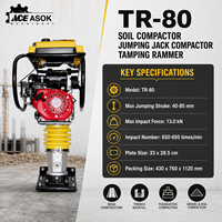 Compacteur de sol Tr-80, Compacteur à piston, Pilon de terrassement