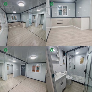 Soluzione Abitativa Espandibile da 20 Piedi per Tetti, Container Commerciale per l'Ospitalità, Design con 2 Camere da Letto, Cucina e Bagno - Product Image 2