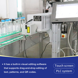 50W Flying Fiber <strong>Laser</strong> Inkjet Printer Metal Plastic Assembly Line <strong>Laser</strong> Marking <strong>Machine</strong> Production Date Coding <strong>Machine</strong> - Product Image 2