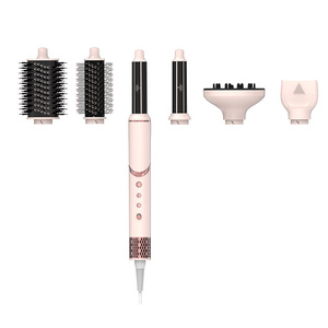 Styler à <span class=keywords><strong>air</strong></span> chaud électrique pliable 6 en 1, moteur sans balais BLDC 120000 tr/min, <span class=keywords><strong>fer</strong></span> à friser et brosse sèche-cheveux pour usage domestique - Product Image 2