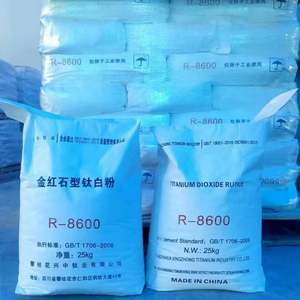 Wholesale R-8600 High <b>Gloss</b> Easy Dispersion 98% Purity Industrial Grade Rutile TiO2 Powder - Product Image 2