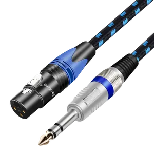 Câble Audio Microphone mâle-femelle, noir, 1m, 1.8m, 3m, 5m, 10m, 15m, 20m, Xlr, vente en gros