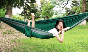 APF001 – <span class=keywords><strong>hamac</strong></span> de <span class=keywords><strong>camping</strong></span> 2 personnes, tissu de parachute en plein air - Product Image 4