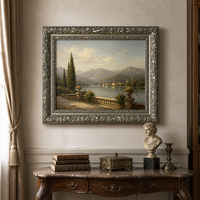 Cadre photo de luxe 4530 en bois argenté antique, moulure de 45 mm de large, cadre en pin sculpté orné pour peinture à l'huile, vente en gros