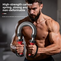 Appareil d'entraînement de force réglable pour hommes, équipement multifonctionnel de musculation des bras et des pectoraux, bâton de fitness à ressort pour la force des bras