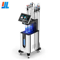 Appareil de beauté multifonctionnel haute fréquence 11 en 1, hydrodermabrasion, aqua peel, jet d'oxygène
