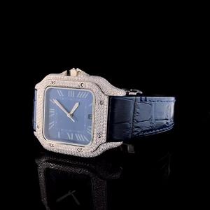Reloj de Cuarzo con Moissanita Premium, Esfera Elegante y Brillante con Piedras Preciosas y Correa de Diseño Cómoda para Uso Diario - Product Image 5