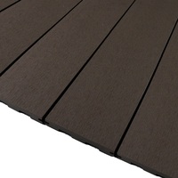 Plancher en WPC à emboîtement solide, écologique et imperméable pour l'extérieur