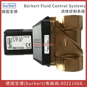 วาล์วแม่เหล็กไฟฟ้าเบิร์กเคิร์ต 00221666 24V DC 1/2 นิ้ว วาล์วควบคุมไดอะแฟรม - Product Image 1