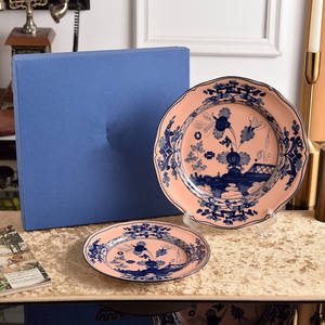 Juego de Platos de Porcelana de Hueso Ecológica de Lujo Europeo Vintage de 8 y 10 Pulgadas, Vajilla para Eventos de Boda, Caja de Regalo - Product Image 3