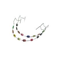 YOUYA DENTAL Appareils orthodontiques colorés (1 paire) avec fils et supports