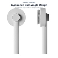 Brosse autonettoyante pour animaux de compagnie, peigne de toilettage pour chats et chiens à libération rapide des poils, outil anti-chute en acier inoxydable
