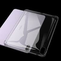 Coque transparente pour OPPO Pad 5, légère, fine, antichoc, avec coussin d'air aux coins, coque souple en TPU pour OnePlus Pad 5 12,1 pouces 2025