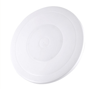 Piatto Girevole per Torte a 360 Gradi in PP Bianco, Riutilizzabile, Non Tossico, Lavabile a Mano, <span class=keywords><strong>Design</strong></span> per Uso Alimentare, per Cucina, Ristorante, Pasticceria - Product Image 5