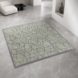 Großhandel Maßgefertigter Teppich mit Rutschfester Rückseite Großer Bedruckter Teppich Wohndekor Bodenmatte in Kundenspezifischer Größe - Product Image 6